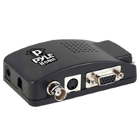 Pyle PBNC7503 Composite BNC & S-Video to VGA Converter, Wide Screen