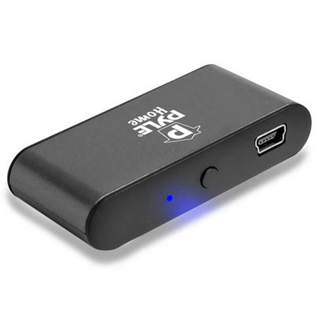 PyleHome PBTR30 Bluetooth Receiver Adapter with Streaming Audio and Built-in Mic
