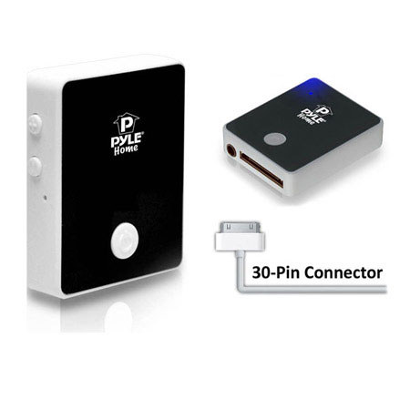 PyleHome PBTR60 Wireless Bluetooth 30-Pin iPod Docking Receiver Adapter