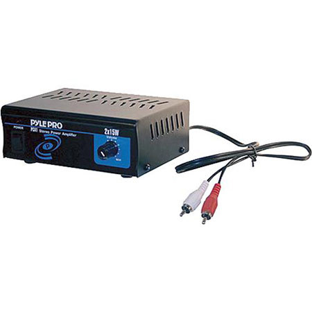 Pyle Mini 2x15W Stereo Power Amplifier