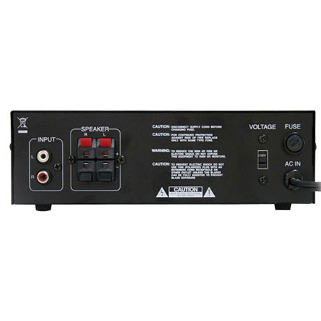 Pyle PCAU44 Mini 2x120 Watts Stereo Power Amplifier