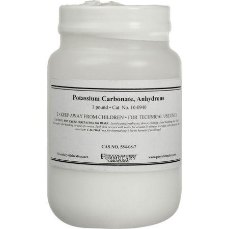 Photographers' Formulary 1lbs Potassium Carbonate, Anhydrous
