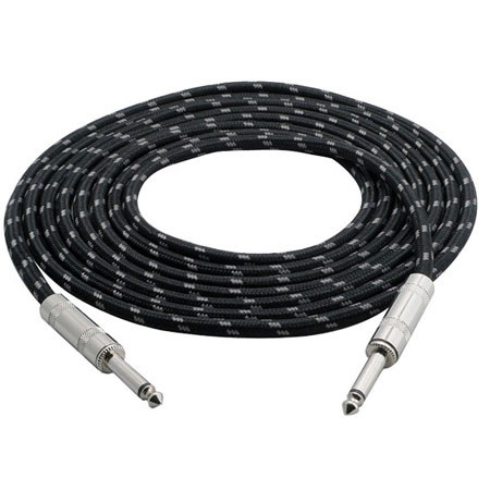 Pyle PCBL1F12 12ft 1/4" to 1/4" Guitar/Instrument/Amp Cable