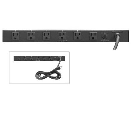 PylePro PDBC50 Rackmount PDU Power Strip, 9-Outlet 15A, 1800VA