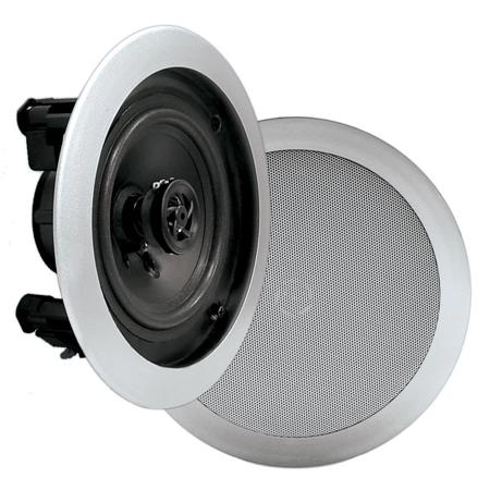 PyleHome PDIC81RD 8" Two-Way In-Ceiling Speaker System, Pair, Silver