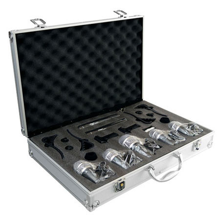 Pyle PDKM7 7 Microphone Wired Drum Kit