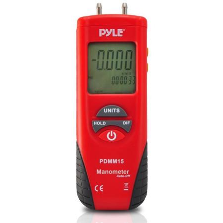 Pyle PDMM15 Digital Manometer for Measuring Pressure