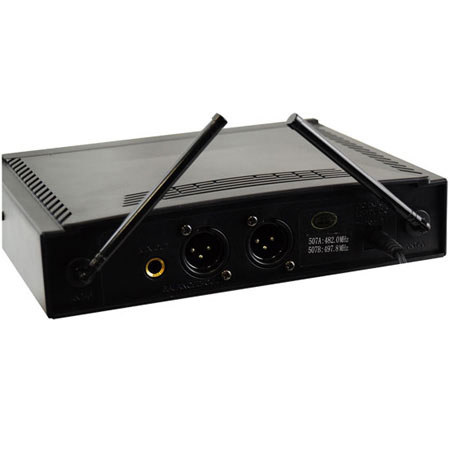 Pyle PDWM2400 Dual Channel UHF Wireless Microphone System