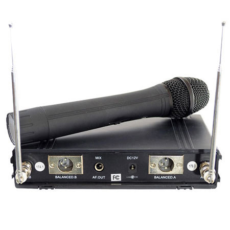 Pyle Pro PDWM2700 Two Channels VHF Wireless Microphone System