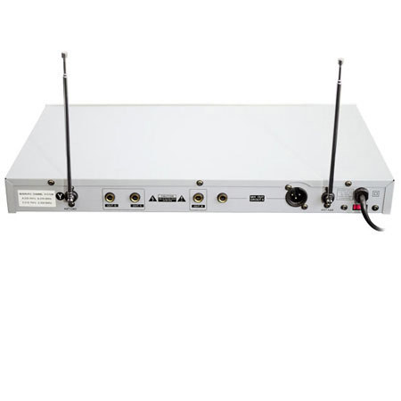 Pyle PDWM5500 4-Mic VHF Wireless Microphone System