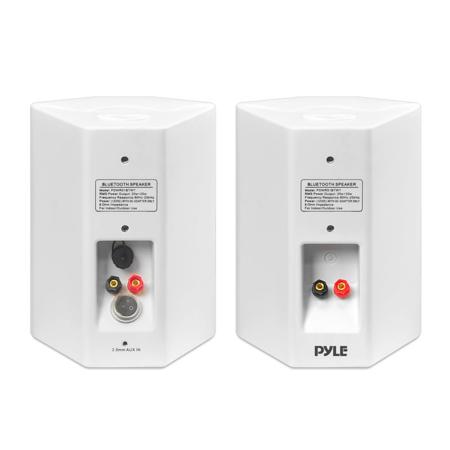 Pyle PDWR51 5.25" 2-Way Bluetooth Home Speakers, 240W Max Power, White, Pair