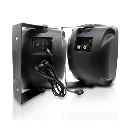 Pyle PDWR54 5.25" 2-Way Indoor/Outdoor Bluetooth Speaker, 600W Peak, Black, Pair