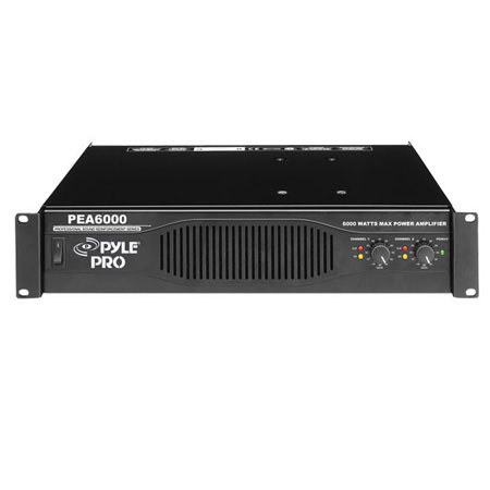 Pyle PEA6000 Professional 6000 Watts Stereo Power Amplifier