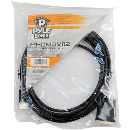 Pyle 12ft HDMI Male to DVI Male Cable