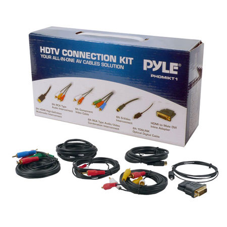 Pyle HDTV Audio / Video Cable Connection Kit