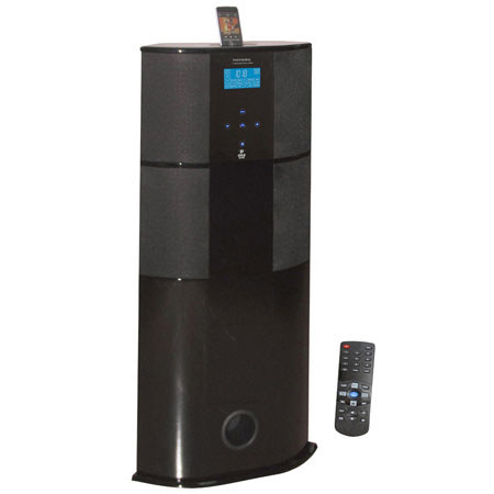 Pyle PHST90IBGL 600Watt Digital 2.1 Channel Home Theater Tower, Piano Wood