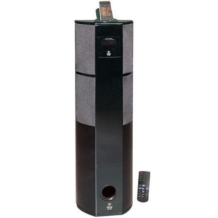 Pyle PHST92 600Watt Digital 2.1 Channel Home Theater Tower, Piano Wood