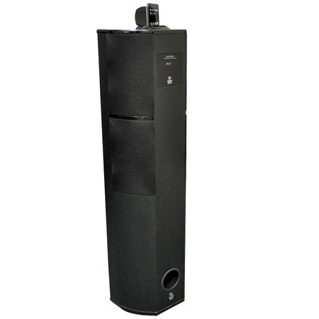 Pyle PHST92 600Watt Digital 2.1 Channel Home Theater Tower, Black Wood