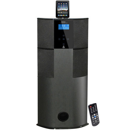 Pyle PHST94IP 600W Digital 2.1 Channel Home Theater Tower, Black, Single