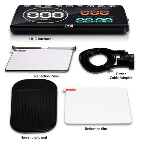 Pyle PHUD18OBD Vehicle Speed & Diagnostic Heads Up Display Monitor