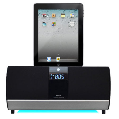 Pyle PIPDK78 FM Receiver Radio with iPod/iPad/iPhone Docking and Alarm Clock