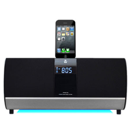 Pyle PIPDK78 FM Receiver Radio with iPod/iPad/iPhone Docking and Alarm Clock