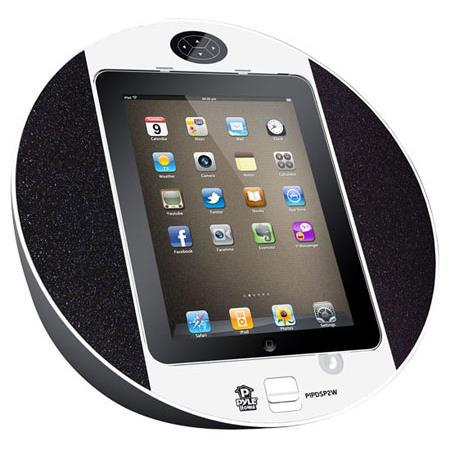 Pyle PIPDSP2 iPod/iPhone/iPad Touch Screen Dock, White