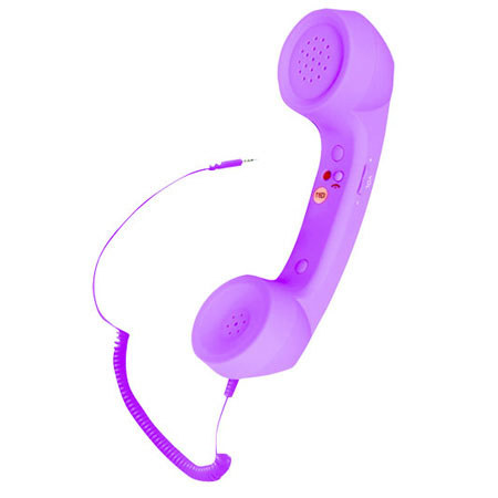 Pyle PITL6 Handset for iPhone, iPad, iPod and Android Phones, Purple
