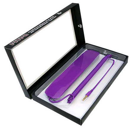 Pyle PITP8 Handset for iPhone/iPad/iPod and Android Phones, Purple