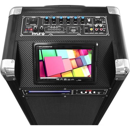 PylePro Karaoke Vibe Bluetooth Multimedia PA Speaker System, 1000W, Single