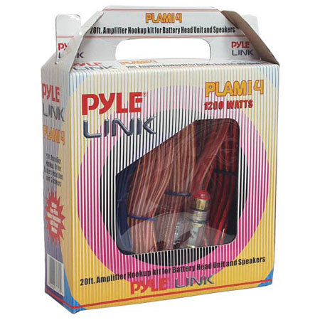 Pyle PLAM14 8 Gauge 1000W Amplifier Installation Kit
