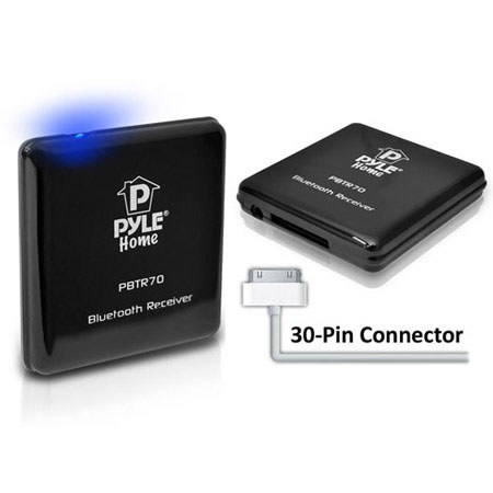 Pyle Bluetooth Music Streaming Digital Alarm Clock & Receiver System