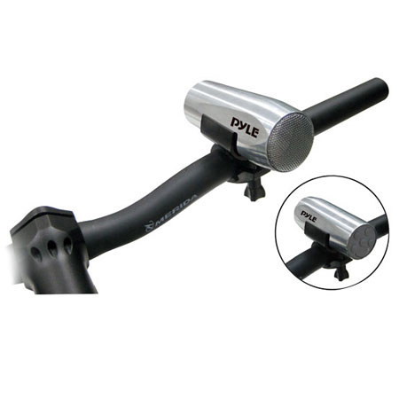 Pyle PLBKA100 100W Waterproof Bicycle/Scooter MP3/iPod Music Player, Silver