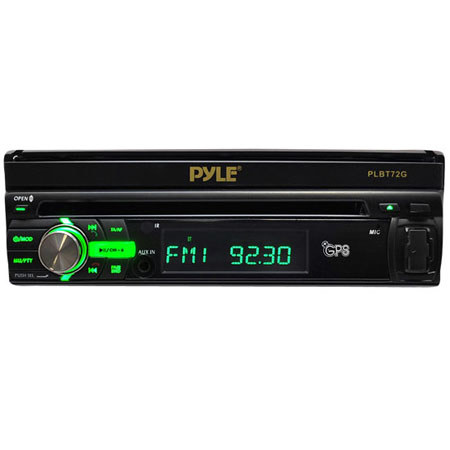 Pyle PLBT72G 7" Single DIN Motorized Touchscreen TFT/LCD Digital Monitor