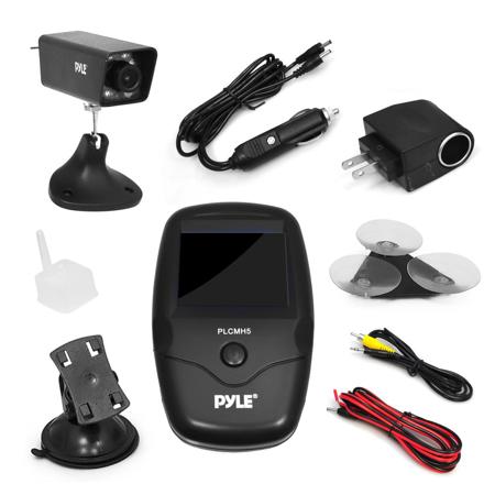 Pyle PLCMH6 2.4GHz Wireless Rearview Hitch Camera with 2.5" LCD Monitor