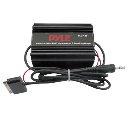 Pyle PLDN36I iPod Direct to 3.5mm / 1/8" Stereo Audio Ground Loop Isolator