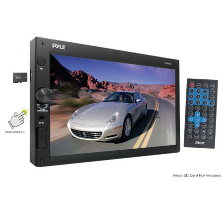 Pyle 7" Double Din TFT Touch Screen AM/FM/AUX