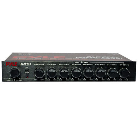 Pyle PLE720P 7 Band Parametric Equalizer and Crossover