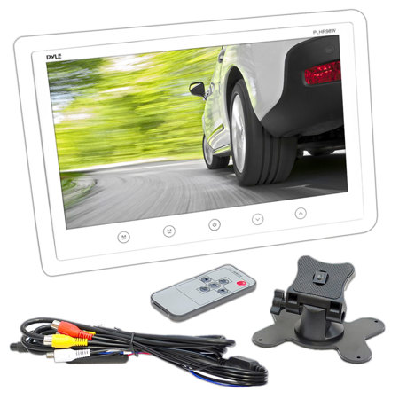 Pyle PLHR98W 9.2" TFT/LCD Digital Headrest Monitor, White