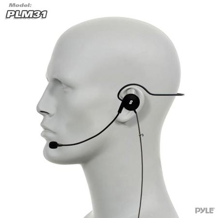 PylePro PLM31 Cardioid Headset Microphone with Wired Boom for Beltpack System