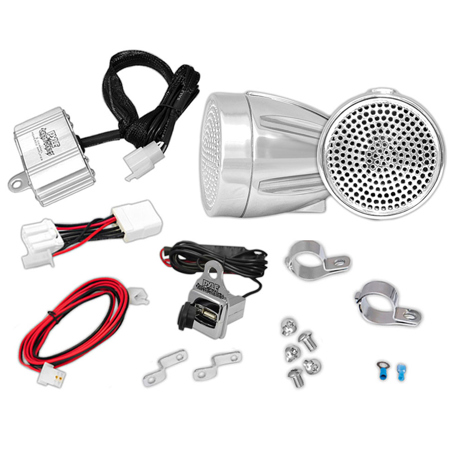 Pyle PLMCA61 600 Watts Motorcycle/ATV/Snowmobile Amplifier with Speakers