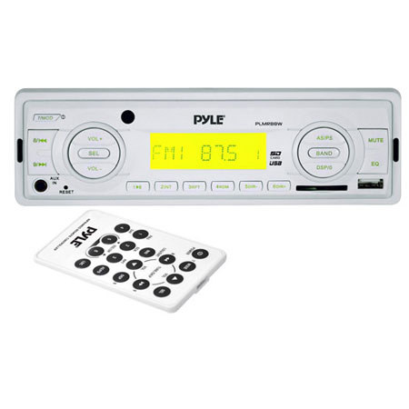 Pyle PLMR88W AM/FM-MPX IN-Dash Marine MP3 Player