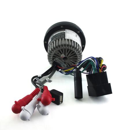 Pyle PLMR91UB Bluetooth Marine Receiver Stereo Radio, Round/Circle, Black