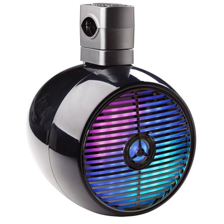 Pyle PLMRWB658LE 6.5" 300W Marine Tower Wakeboard Speaker with LED Lights, Pair