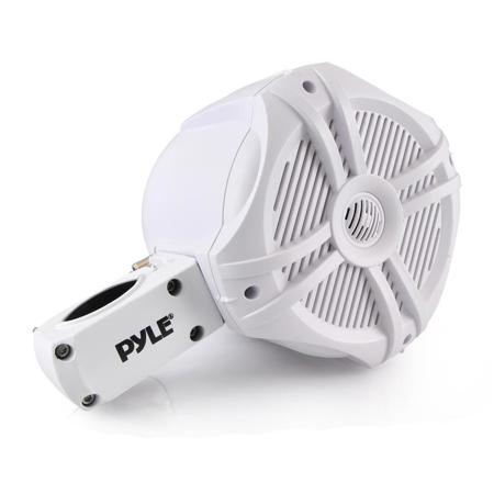 Pyle PLMRWB65LE 6.5" 200W 2-Way Marine Wakeboard Tower Speakers, White, Pair