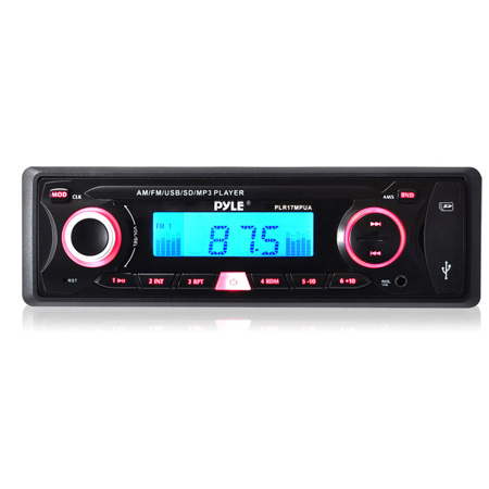 Pyle PLR17MPUA In-Dash AM/FM-MPX Receiver MP3 Playback