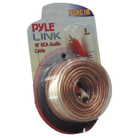 Pyle PLRC18 18' Stereo RCA Cable