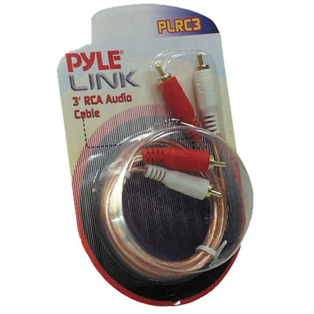 Pyle PLRC3 3' Stereo RCA Cable