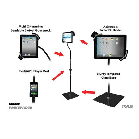 Pyle PMKSPAD35 Universal Tablet PC Holder