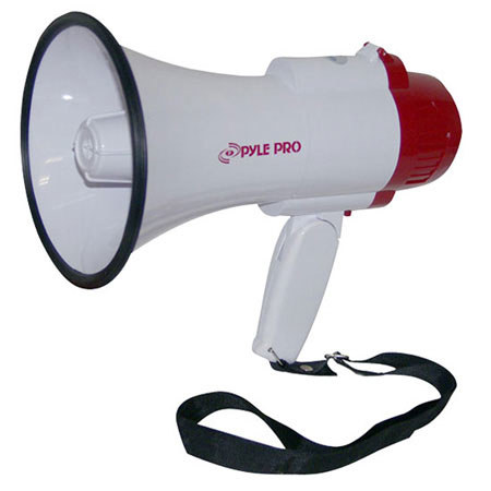 Pyle PMP35R Professional Megaphone/Bullhorn with Siren & Voice Recorder